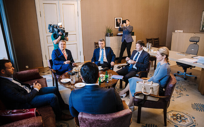 Встреча председателей парламентских партий.