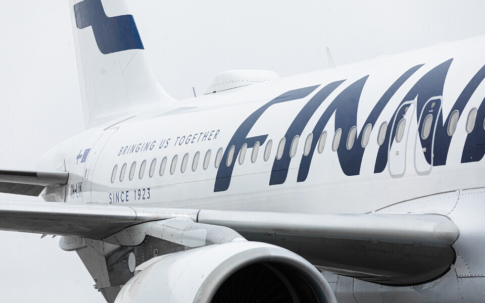 Самолет Finnair.