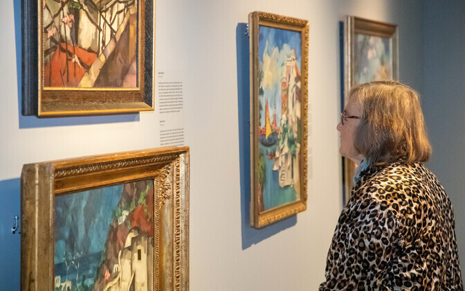 Выставка картин Конрада Мяги в Эстонском национальном музее.