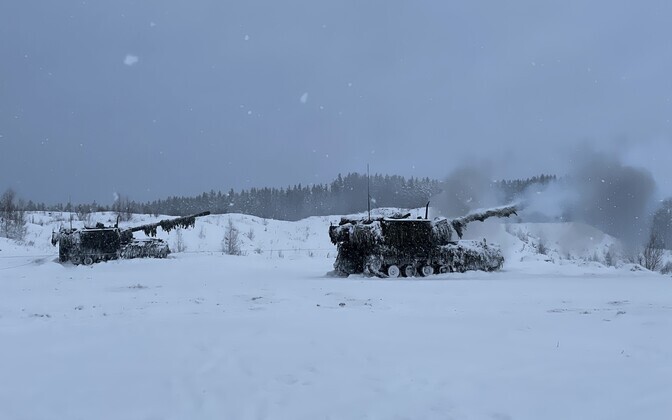 EDF Artillery Battalion open day, featuring K9 Thunder firing exercises.