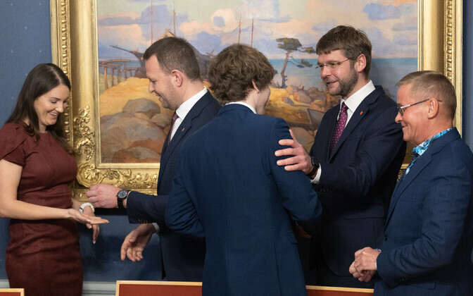 Покинувшие Центристскую партию депутаты Рийгикогу.