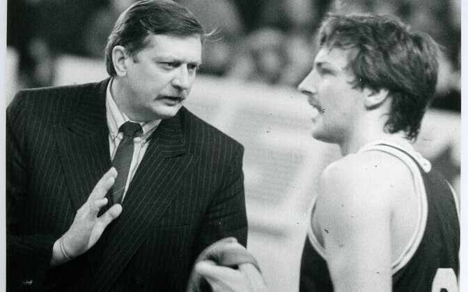 Jaak Salumets ja Tiit Sokk 1992. aastal.