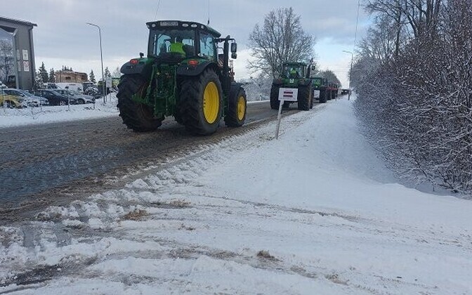 Läti põllumeeste protest