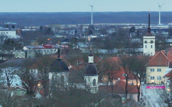 Празднование 106-й годовщины Эстонской республики в Курессааре.