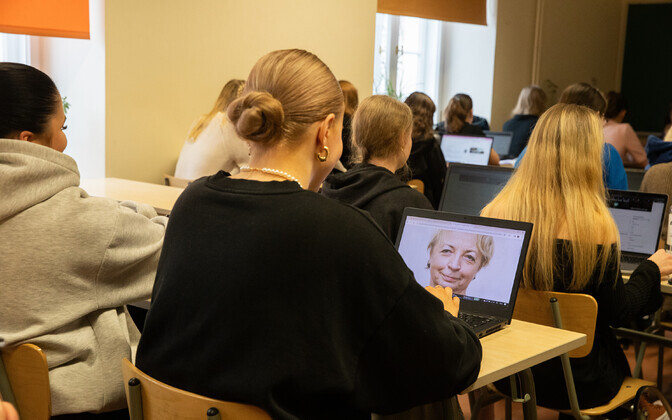 E-etteütluse kirjutamine Jaan Poska Gümnaasiumis Tartus