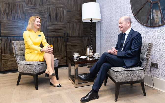 Kaja Kallas ja Saksamaa liidukantsler Olaf Scholz (SPD).