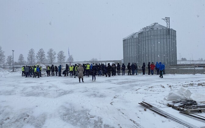 Закладка краеугольного камня зернового терминала Kevili.