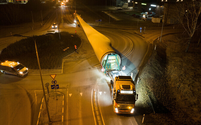 Sopi-Tootsi tuulepargi tuulikute vedu.