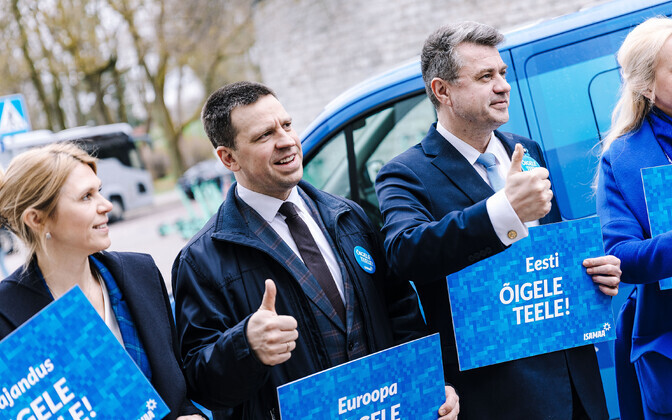 Регистрация кандидатов от партии Isamaa.