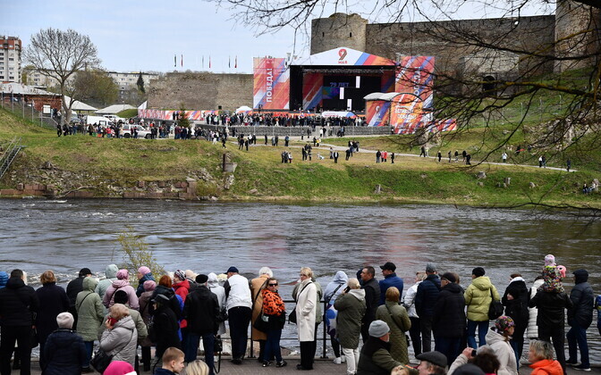 Russia marked May 9, 2024 with a concert in Ivangorod that Narva residents could watch across the river.