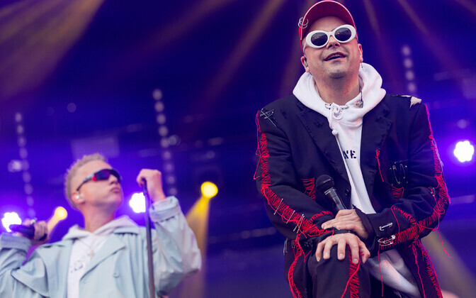 Выступление на площади Вабадузе в День Европы.