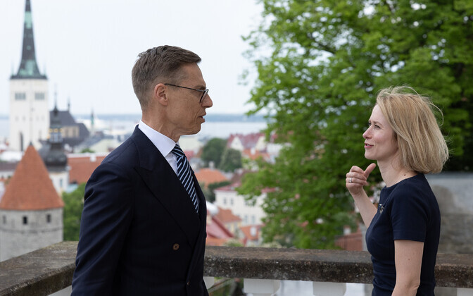 Soome president Alexander Stubb kohtus Stenbocki majas peaminister Kaja Kallasega