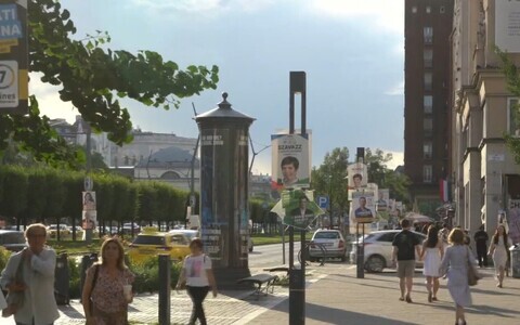 Valimisplakatid Budapestis.