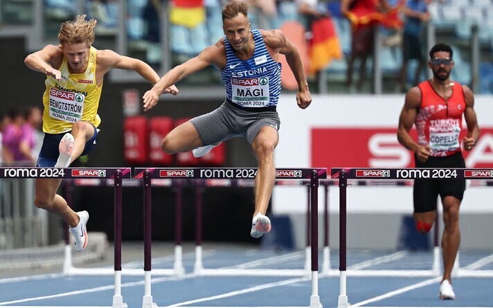 Rasmus Mägi kergejõustiku EM-il Roomas.