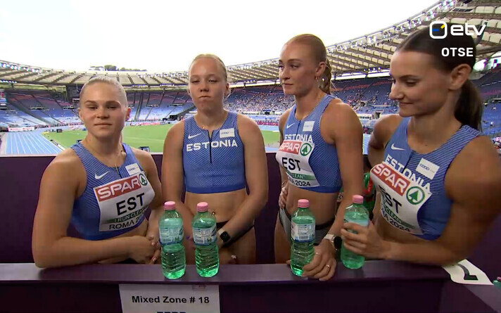 Eesti teatenaiskond kergejõustiku EM-il Roomas.
