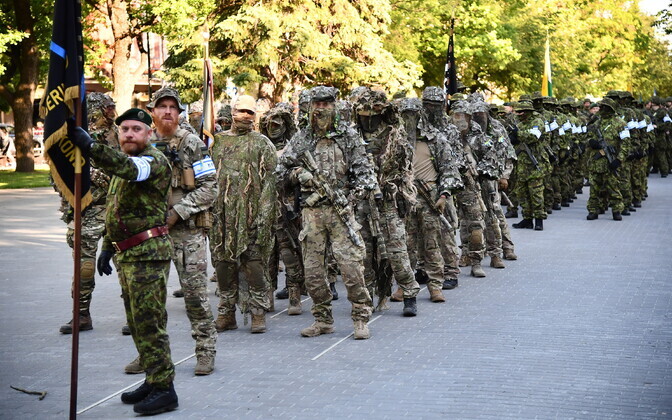 Võidupüha paraadi proov.