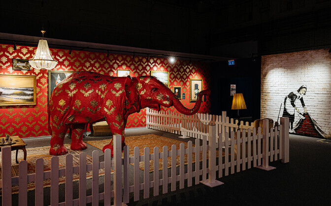 Bansky näituse pressiesitlus