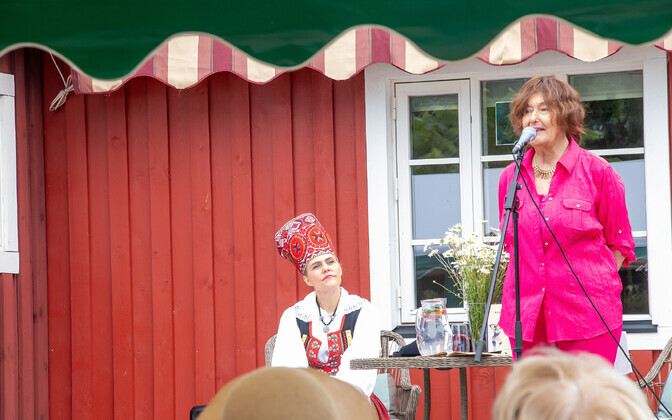 Participants at the sixth Tagaranna Literature Day in Saaremaa on Saturday. July 13, 2024.