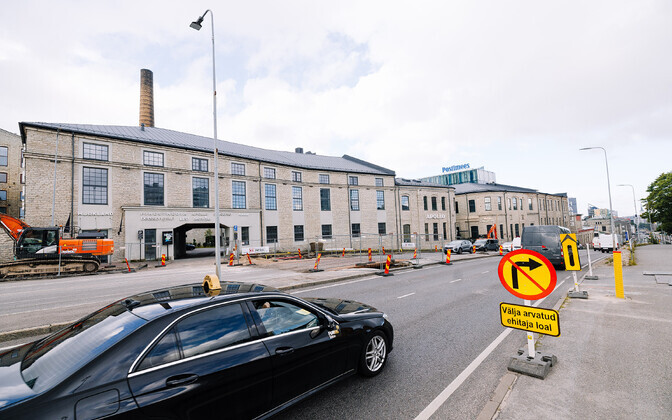 Torutööd Tallinnas Tartu maanteel Sossi mäel