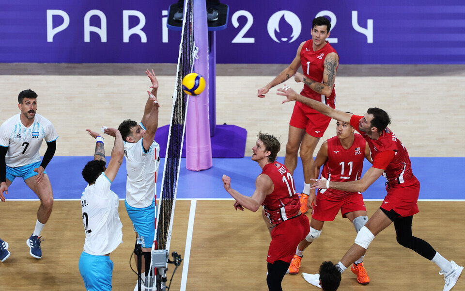 Pariisi olümpiamängude meeste võrkpalliturniir: USA vs Argentina