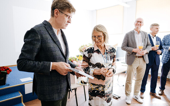 Raadiouudiste juht Indrek Kiisler ja Mall Mälberg