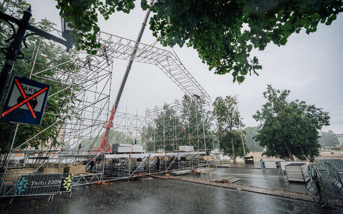 Tartu 2024 suvepeo lava ehitamine