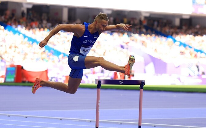 Олимпиада в Париже: предварительный забег с участием Расмуса Мяги.