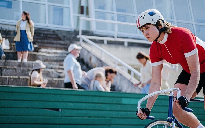 Съемки фильма об Эрике Салумяэ.