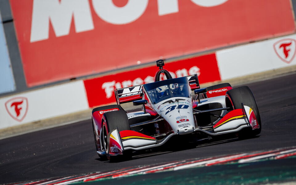 Jüri Vips Laguna Seca ringrajal.