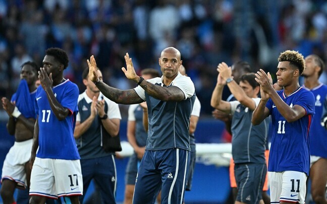 Главный тренер Тьерри Анри и сборная Франции на домашней Олимпиаде ограничились серебром.