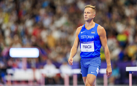 Rasmus Mägi Pariisi olümpiamängude 400 meetri tõkkejooksu finaalis