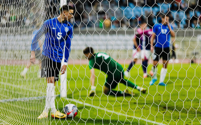 Матч молодежных сборных Эстонии и Германии.