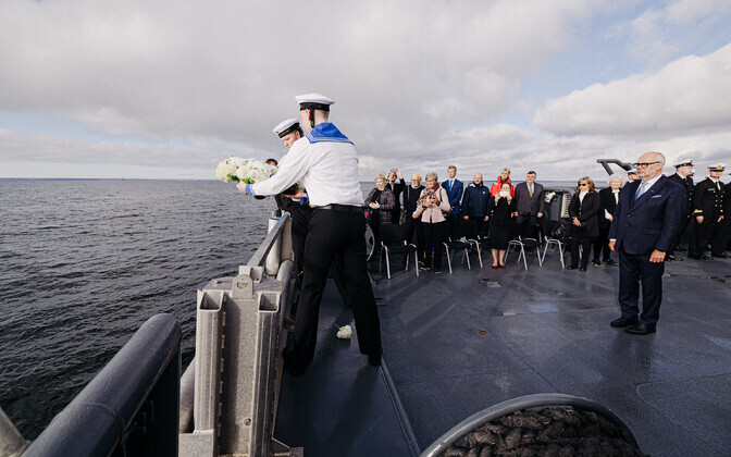 Suurpõgenemise aastapäeva tseremoonia Kindral Kurvitsa pardal