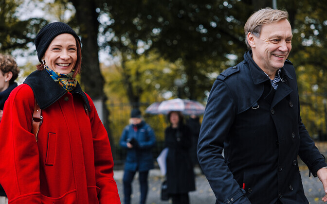 Пикет работников культуры на Тоомпеа.