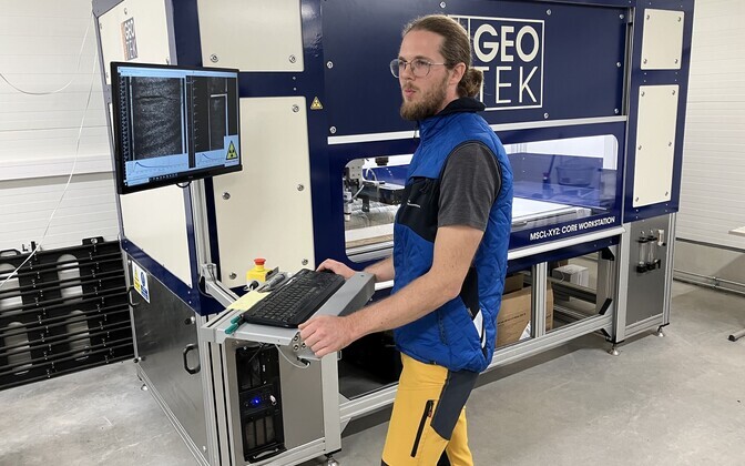 Исследования фосфоритов в центре Арбавере.