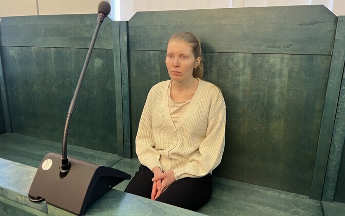 Kairi Kuusemaa in court.