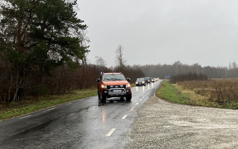 Акция протеста против добычи фосфоритов в Ляэне-Вирумаа.