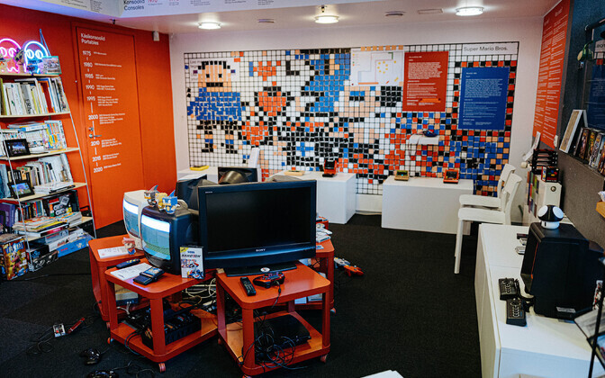 Rahvusraamatukogus videomängude näitus