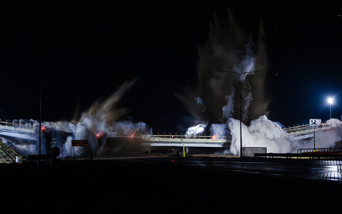 Kanama viaduct was demolished on November 13, 2024.