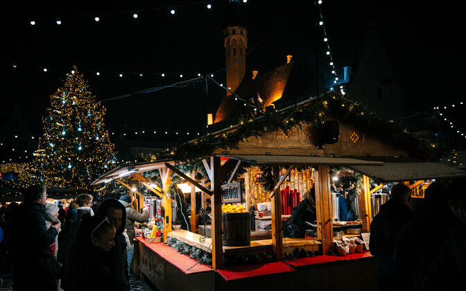 Рождественский рынок начал свою работу.