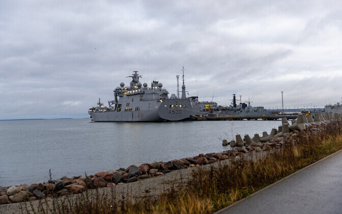 NATO 1. alalise mereväegrupi laevad Tallinnas.