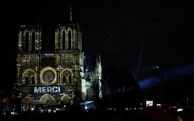 Открытие Собора Парижской Богоматери после ремонта 7 декабря 2024 года.
