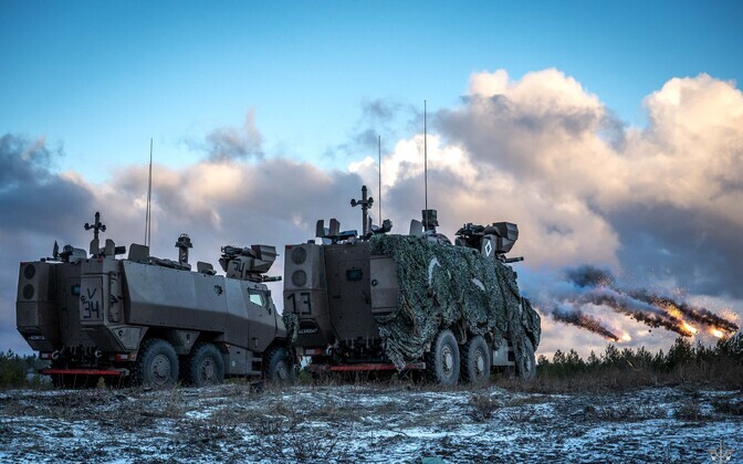 Liitlaste lahinglaskmised õppusel Pikne.