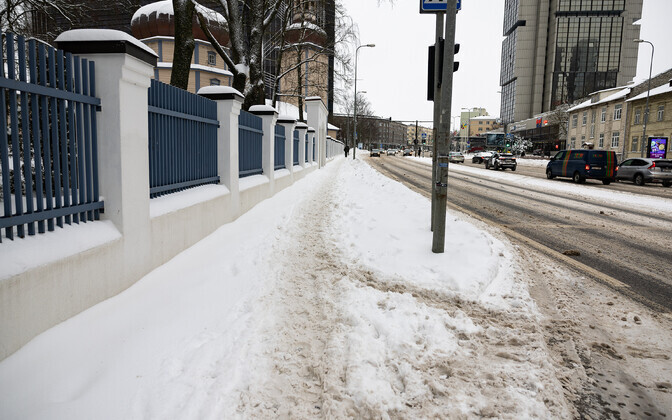 Заснеженные улицы.