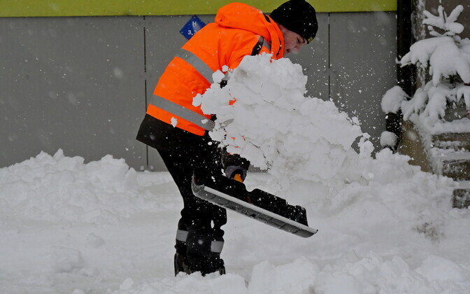 Snow in Tartu, January 2024.
