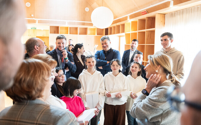 Estonia opens group homes for displaced foster families in Zhytomyr, Ukraine.