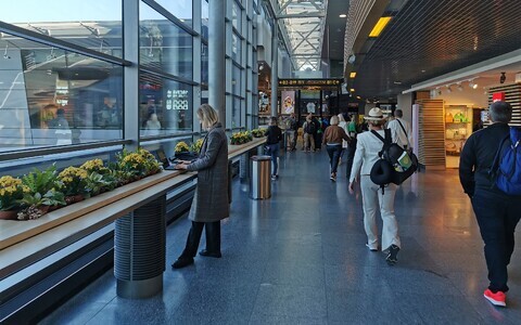 Рижский аэропорт.