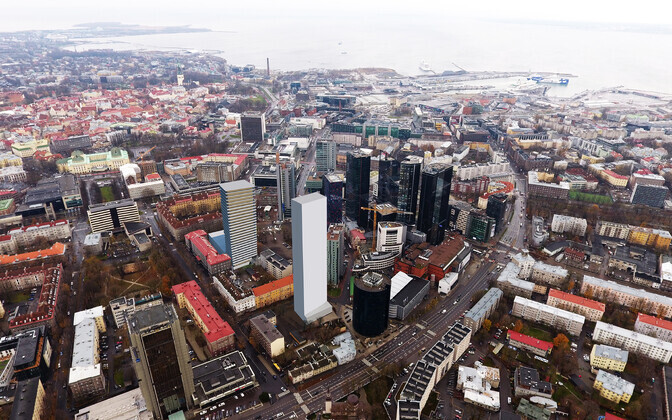 EELK kõrghoone Maakri kvartalis.