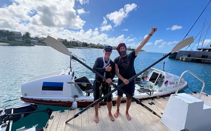 Hannes Hanso ja Mart Kuusk Barbadosel.