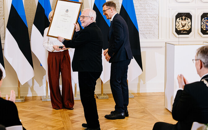 Вручение государственных премий в здании Эстляндского рыцарства.